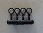 4 x Work Lights with Black Bracket Truck Cab, Tractor etc 1:32 Scale by Artisan 32 22405