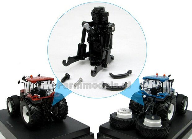 Rear lift device black Die-Cast, originating from the New Holland Fiatagri G210 and 8670A, Ford 8870 series from ROS 1:32
