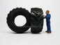 Mitas 900/60 R42 tire set Ø 65.2 x 27.7 mm WITHOUT RIMS 1:32 36245