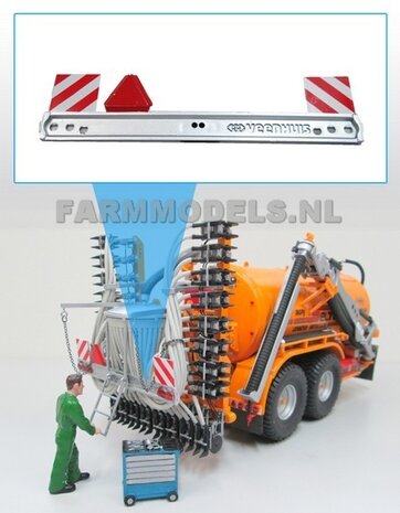 Lighting bar (VMR Veenhuis) + Exit signs & Warning triangle 1:32 457480