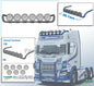 Lamp bracket Scania with 6 lamps RESIN, delivered BLANK incl. 7x Spotlight Pré-Cut Decals with HIGH GLOSS effect 1:32 468660