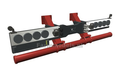 8x TAIL LIGHTS with BLACK HOUSING Ø 4.2mm + 9x HAMBURGER + 4x Other Tail Lights + 2x Triangular Reflectors, all with HIGH GLOSS 1:32 472323