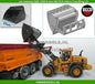 BOUWKIT: BECO Hoogkiepbak 93mm / Volume tank BOUWKIT suitable for oa quick change clutch 510005 t/m 510095 & Volvo VAB-STD from AT & Claas Torion/ Liebherr L 556 from Wiking modellen1:32 (HTD) 514051