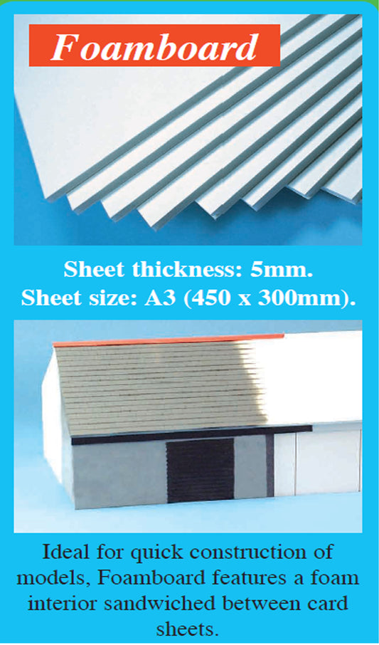 A3 Foam Board Sheets 5mm 1pc Expo 56000