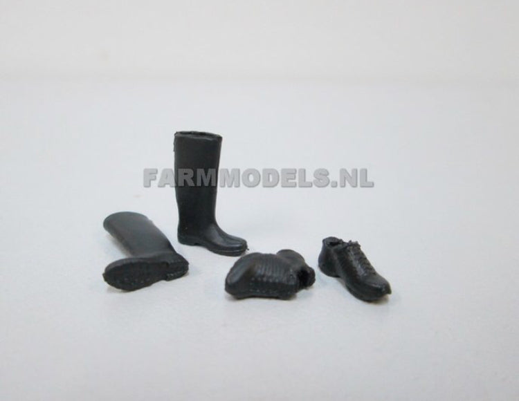 Wellies and Work Boots Set 1:32 scale by Artisan 32 (81002)