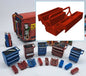 Toolbox OPEN (with open drawers) RED Sprayed delivered 1:32 820123