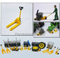 Pallet truck YELLOW, SHORT version, Manually converted Farmmodels, 1:32 828234