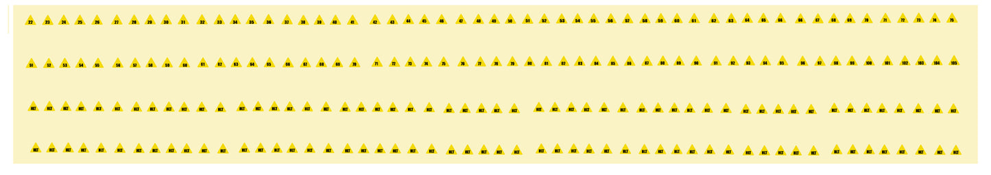 DEC08 105 x Self-adhesive Cattle Ear Tag Decals 1:32 Scale by HLT