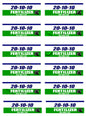 12 x Self-adhesive fertilizer sack decals 1:32 Scale by HLT DEC13