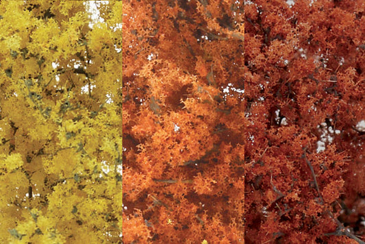 WF1135 Leaf Foliage Autumn Mix Sea Foam for Hedges, Trees etc by Woodland Scenics