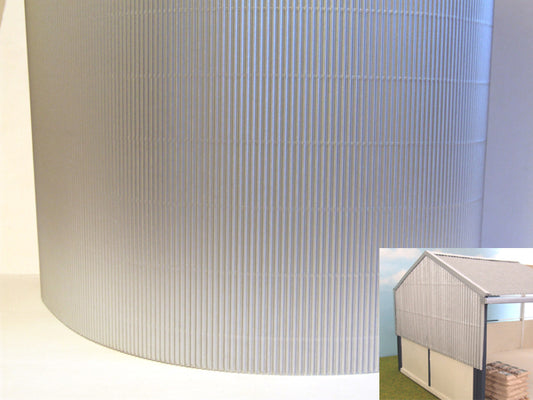 FB036A Silver Corrugated Card 1:32 scale