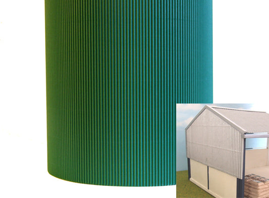 FB036C Green Corrugated Card 1:32 scale