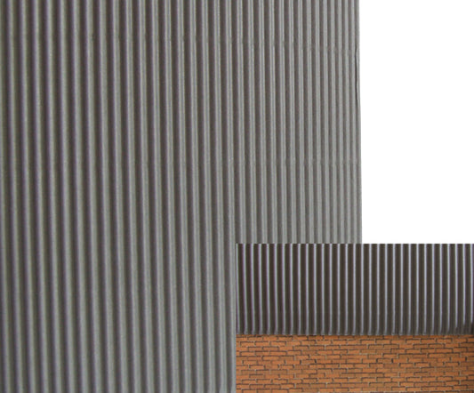 FB036E Grey Corrugated Card 1:32 scale