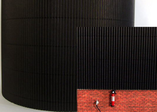 FB036G Black Corrugated Card 1:32 scale