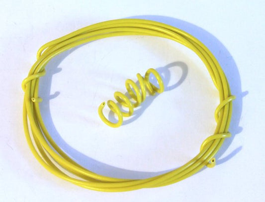 1m Yellow Wire for hydraulic hose etc 1:32 scale by HLT Miniatures FB060