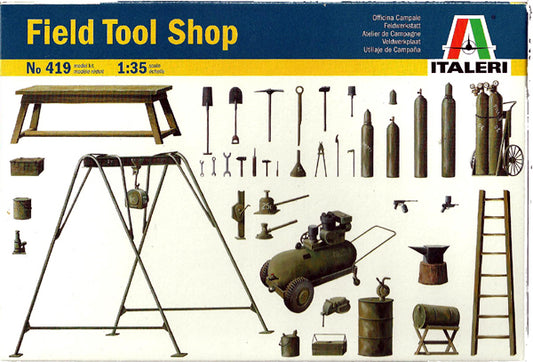 Tool Kit Workshop Accessories 1:32 Scale by Italeri IT419