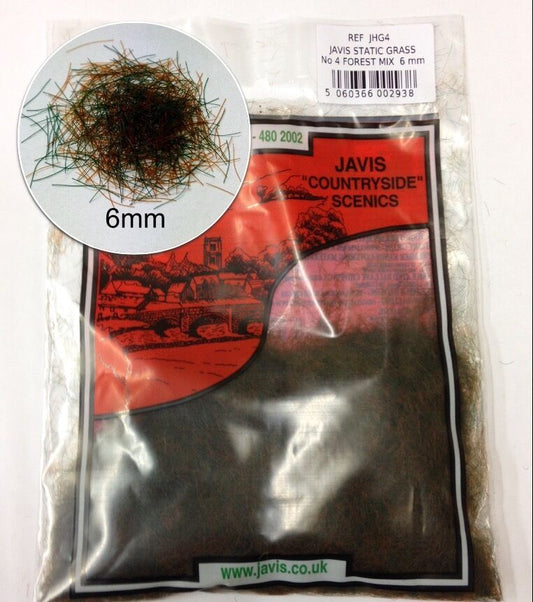 6mm Forest Mix Static Grass Silage Flock Static Grass by Javis (Cat. JHG4)