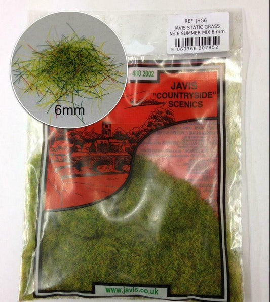 6mm Summer Mix Static Grass Silage Flock Static Grass by Javis (Cat. JHG6)