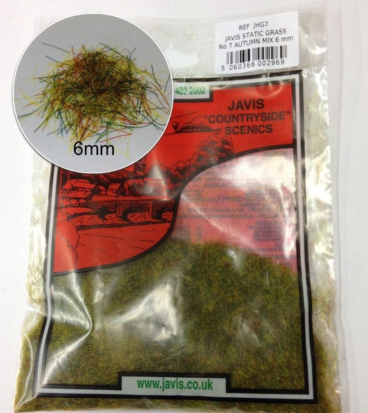 6mm Autumn Mix Static Grass Silage Flock Static Grass by Javis (Cat. JHG7)