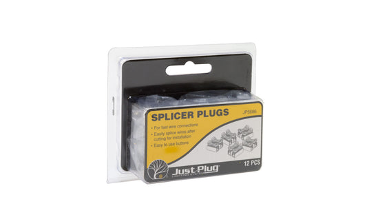 12 x Splicer Plugs Just Plug by Woodland Scenics WJP5686
