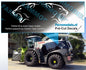 Claas Jaguar head sticker WHITE on transparent foil 41x30 mm Pré-Cut Decals 1:32 Farmmodels.nl PCD-CL-909370