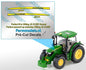 John Deere 6150R type decals, suitable for the John Deere 6125R Wiking/ Pré-Cut Decals 1:32 Farmmodels.nl PCD-JD-061684