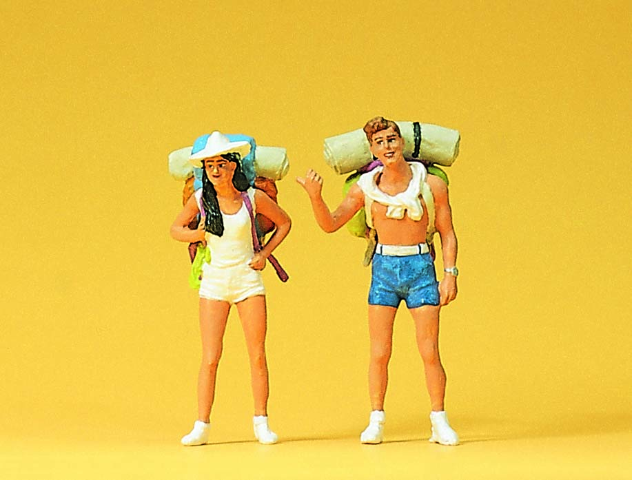 PREISER FIGURES SET OF 2 HITCH HIKERS 63073