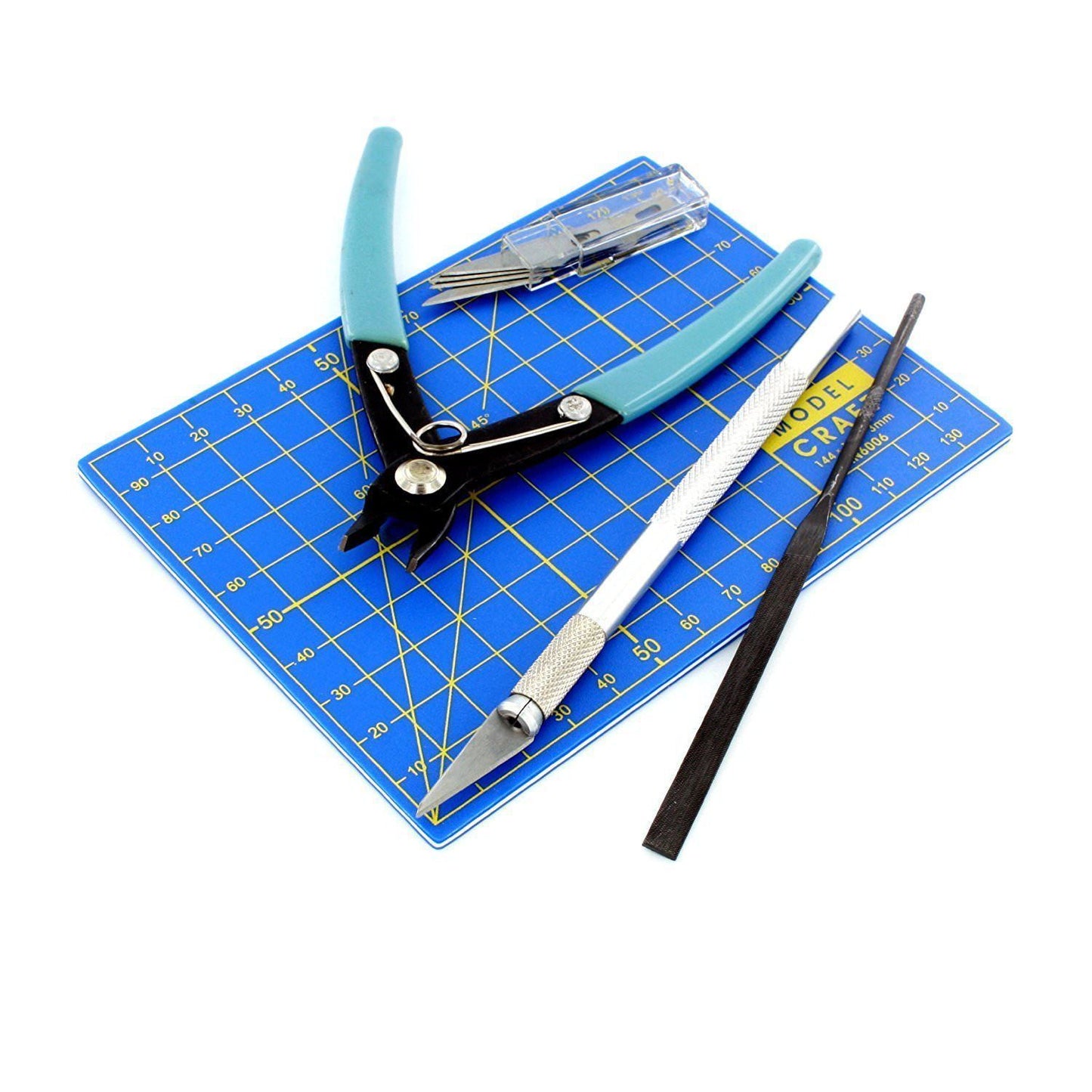 9 Piece Plastics Modelling Kit (includes sprue cutters) PTK1009