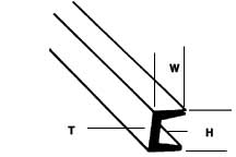 UFS-8 Plastruct - Deep Channel 6.4mm (90585)