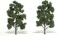 6-7in Medium Green Trees (2) by Woodland Scenics WTR1516