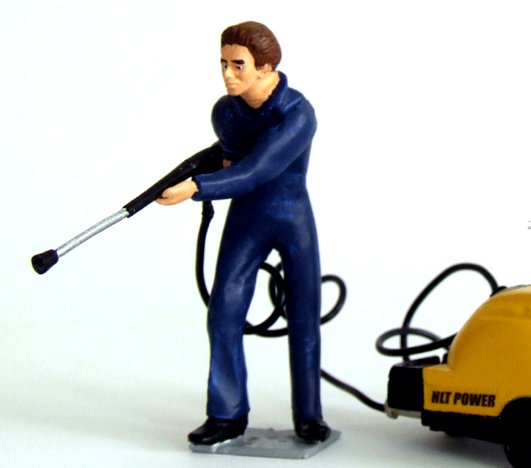 Power Washer Operator Figure by HLT 1:32 Scale WM049