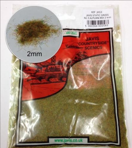 2mm Autumn Mix Static Grass Silage Flock Static Grass by Javis (Cat. JHG3)
