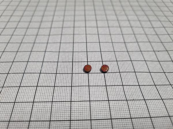 2 X Round rear signal lights pma-216