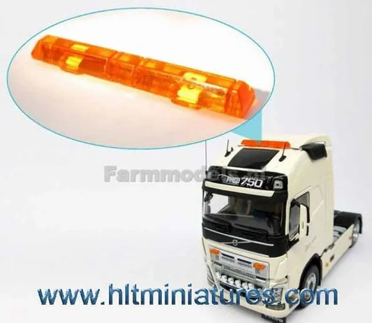 38x5mm Orange Rotating Beacons/Lights 1:32 Scale 480946