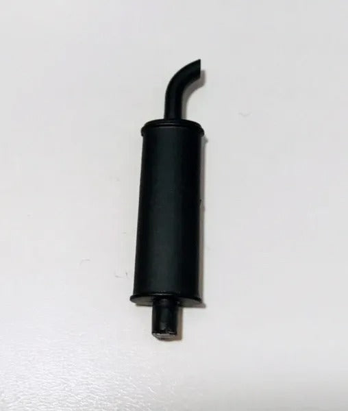 Exhaust silencer oval, black, curved 34mm 1:32 Scale by Artisan32 414571