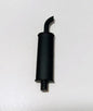 Exhaust silencer oval, black, curved 34mm 1:32 Scale by Artisan32 414571
