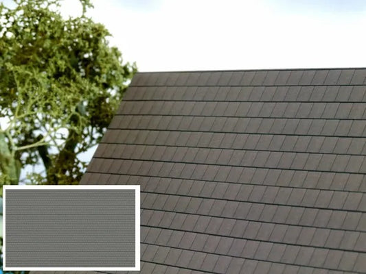 FBR02 5x Sheets of Modern Slate Grey 1:32 scale by HLT Miniatures