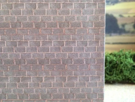 FBW01 5x Sheets of Weathered Block Wallpaper 1:32 Scale by HLT Miniatures
