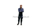32011 Figure Of David Arms Crossed In Blue
