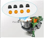 4 X Black Bracket + 4 x Orange Toplight 22290