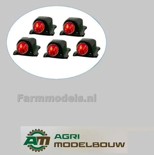 5 X Red Toplight 22297