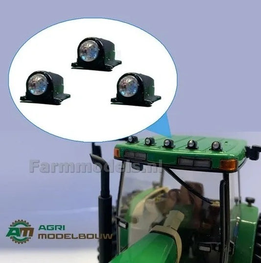 3 X White Toplight 22286