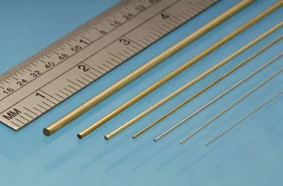 5 pcs x 12" X 3/32" Brass Rod BR5 Albion Alloys