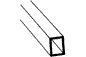 STFS-10 Plastruct - Square Tubes 7.90mm