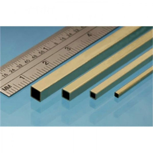 2pcs 305mm x 2mm Square Brass Rod Albion Alloys SBW20